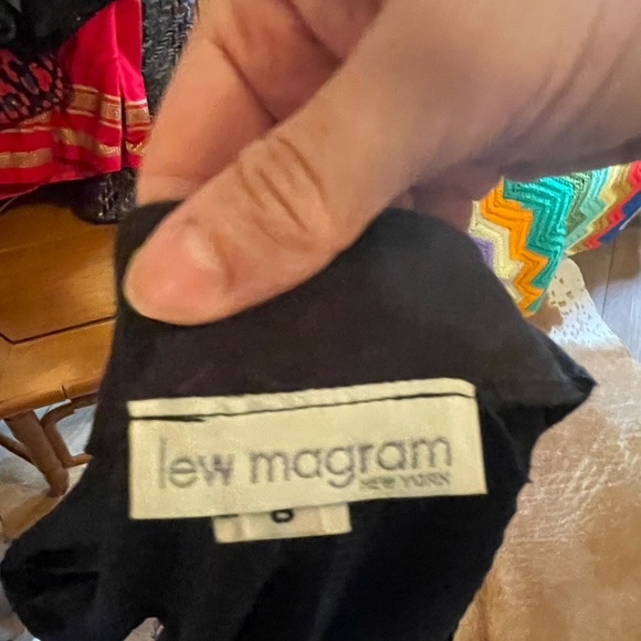 Very cool vintage Lew Megram New York Black sequin duster jacket blazer size M - Picture 9 of 9